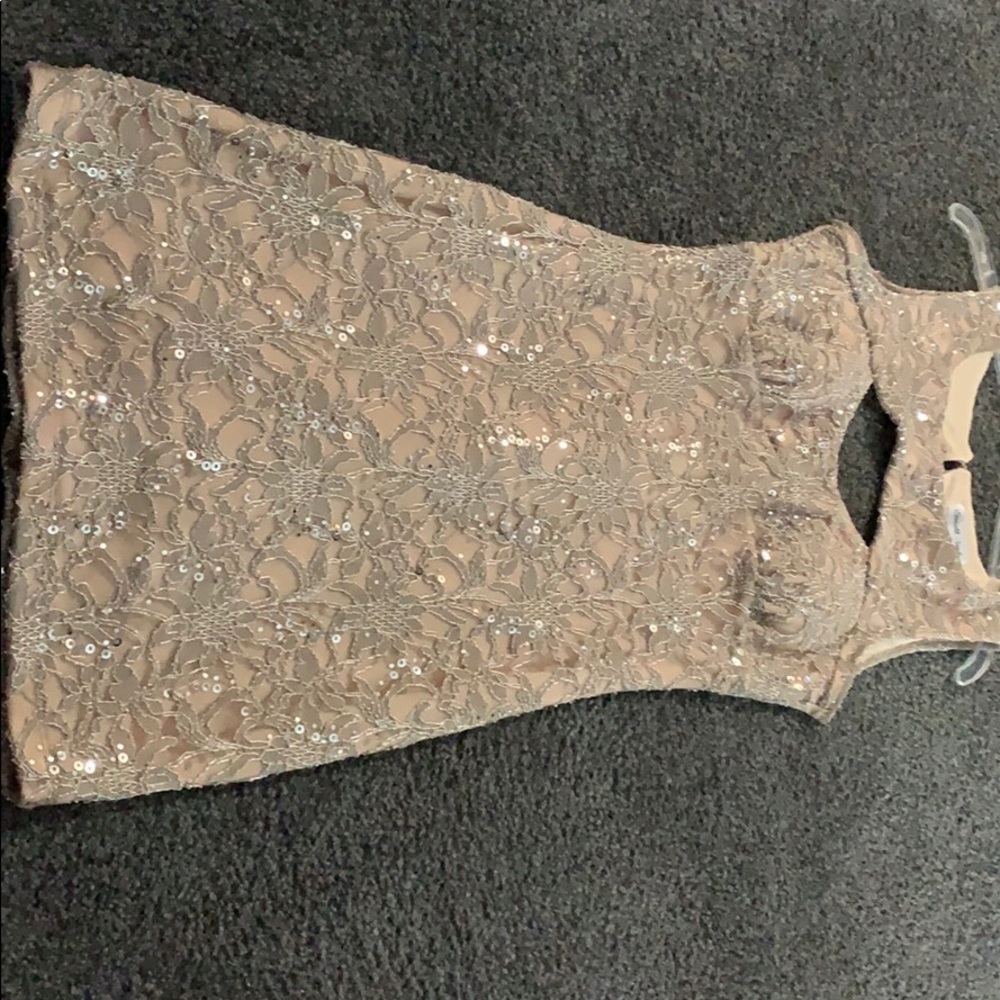Gold dress